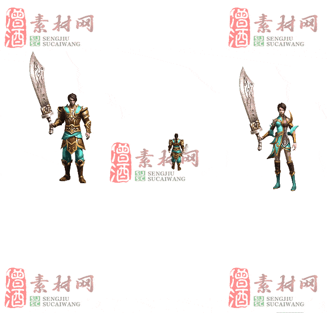 免费剑甲套装素材0310B：16-2