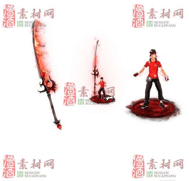 免费剑甲套装素材0310B：26-1