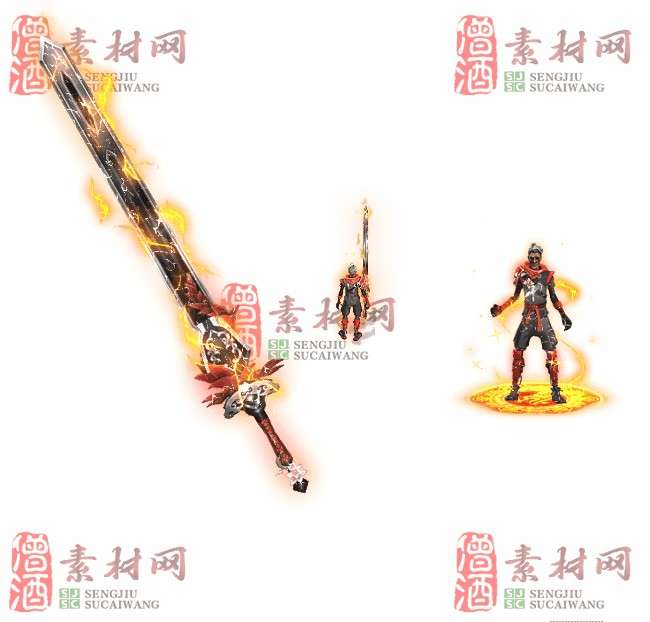 免费剑甲套装素材0310B：49-1