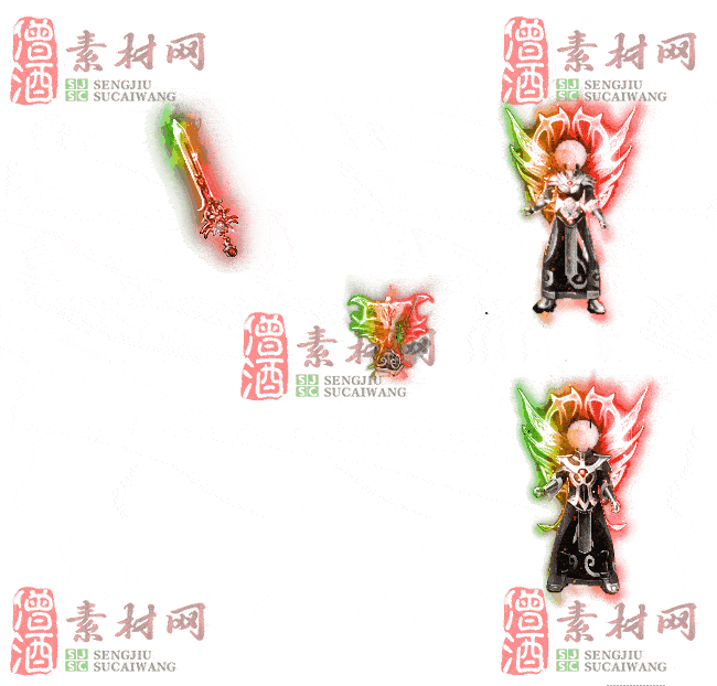 免费剑甲套装素材0310B：57-2