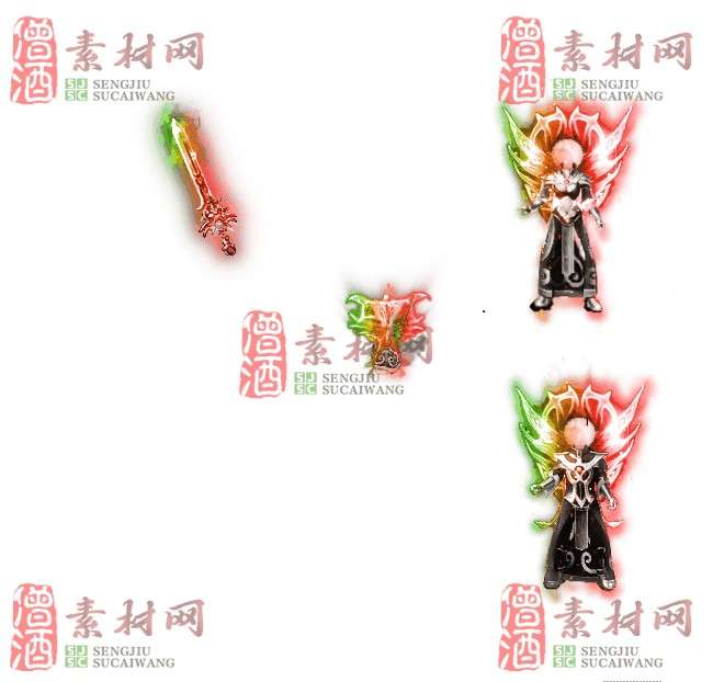 免费剑甲套装素材0310B：57-1