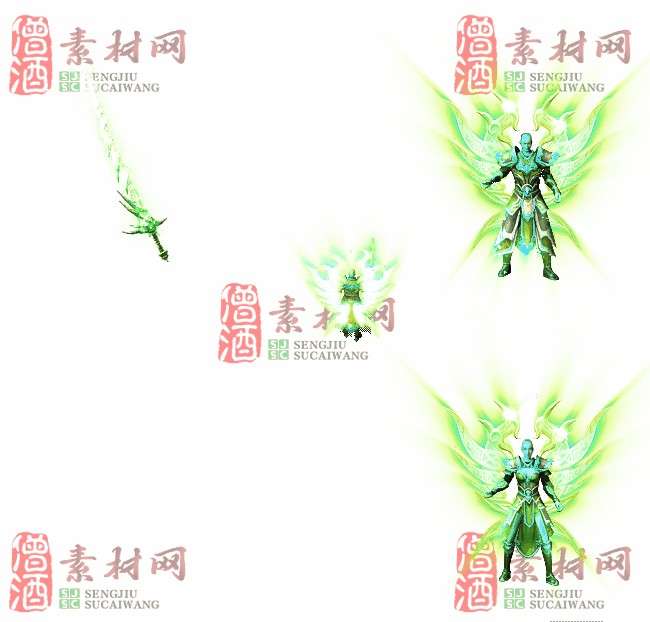 免费剑甲套装素材0310B：61-1