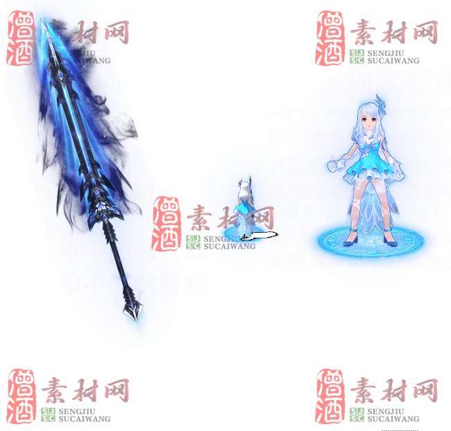 免费剑甲套装素材0310B：98-1