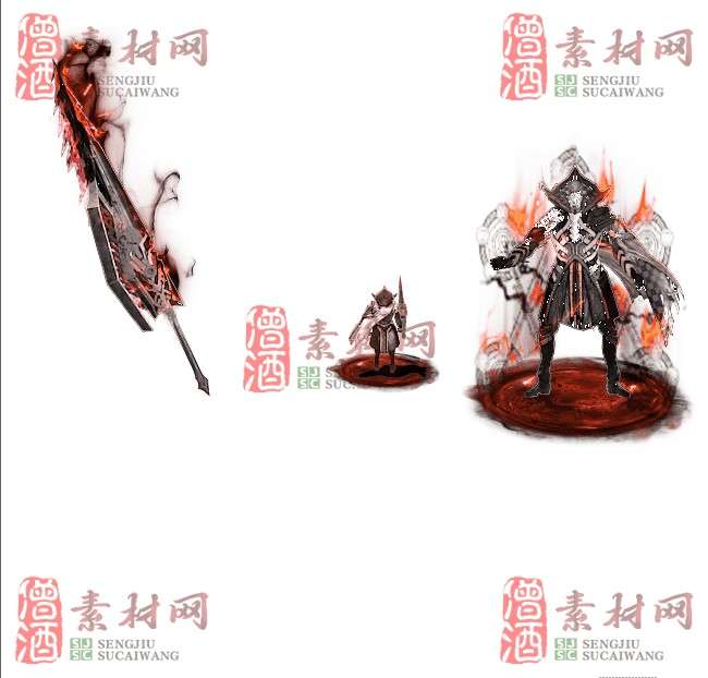 免费剑甲套装素材0311A：8-1