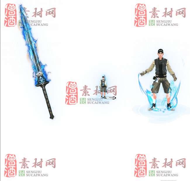 免费剑甲套装素材0311A：19-1