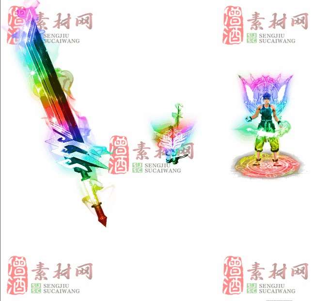 免费剑甲套装素材0311A：48-1