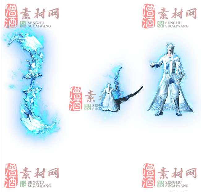 免费剑甲套装素材0311A：64-1