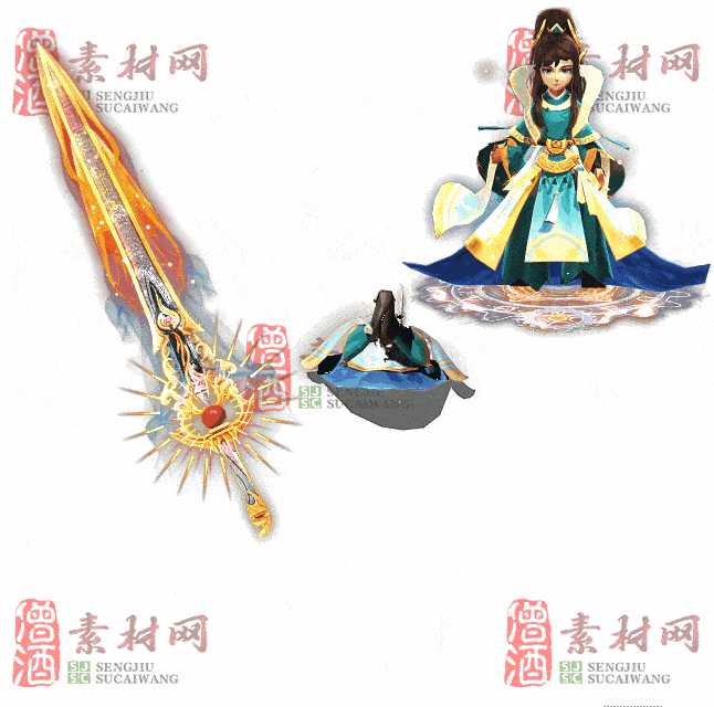 免费剑甲套装素材0312A：8-2