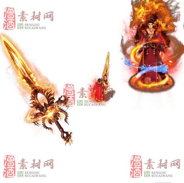 免费剑甲套装素材0312B：3-1