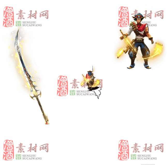 免费剑甲套装素材0312B：92-1