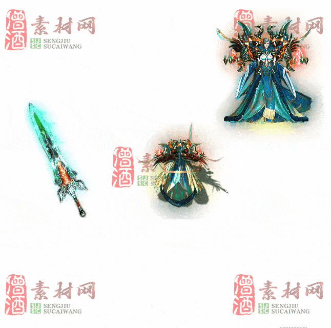 免费剑甲套装素材0313B：27-2