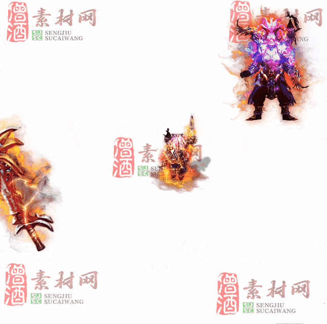 免费剑甲套装素材0314A：64-2