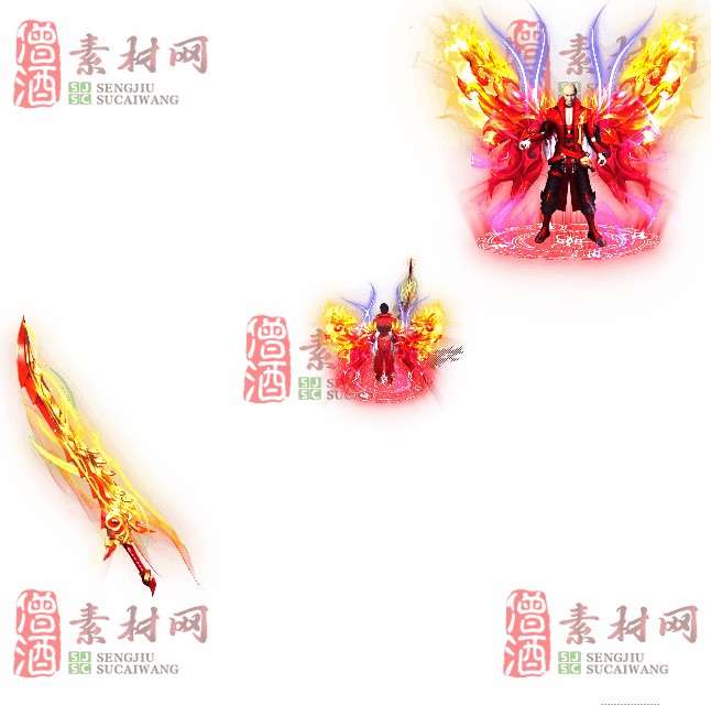 免费剑甲套装素材0315A：32-1