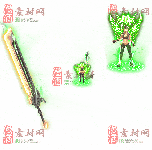 免费剑甲套装素材0315B：54-2