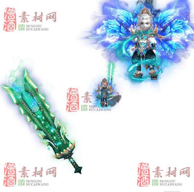 免费剑甲套装素材0315B：60-1