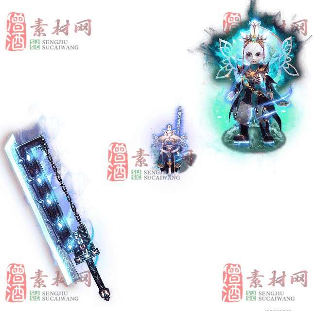 免费剑甲套装素材0315B：62-1