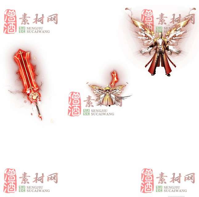 免费剑甲套装素材0316A：63-1