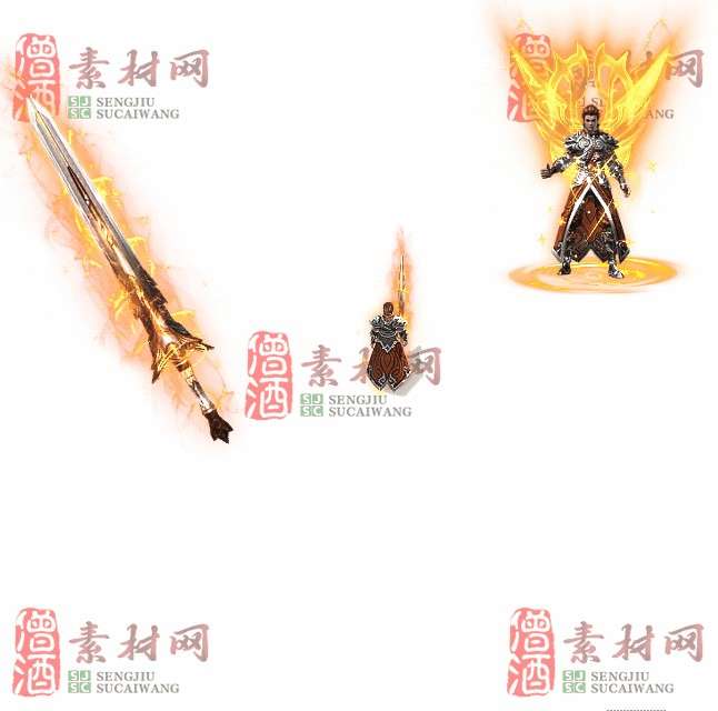 免费剑甲套装素材0316A：74-1