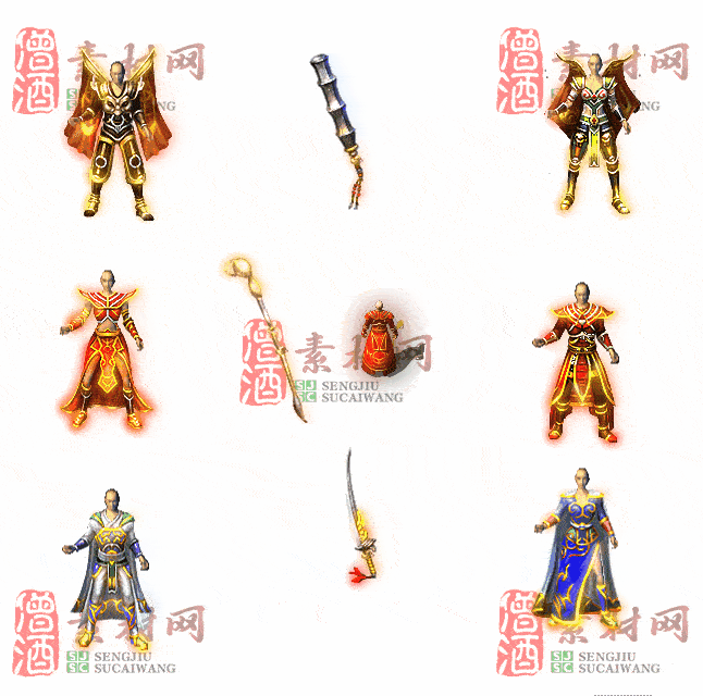 免费三职业剑甲套装0318A：2-2