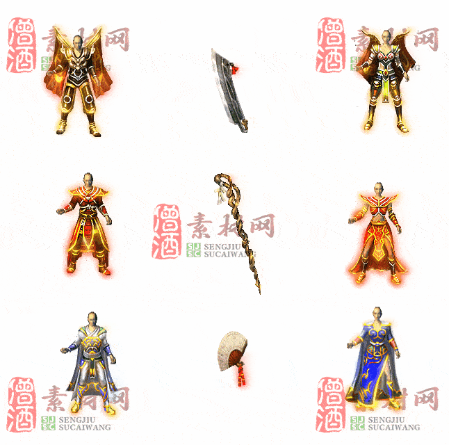 免费三职业剑甲套装0318A：3-2