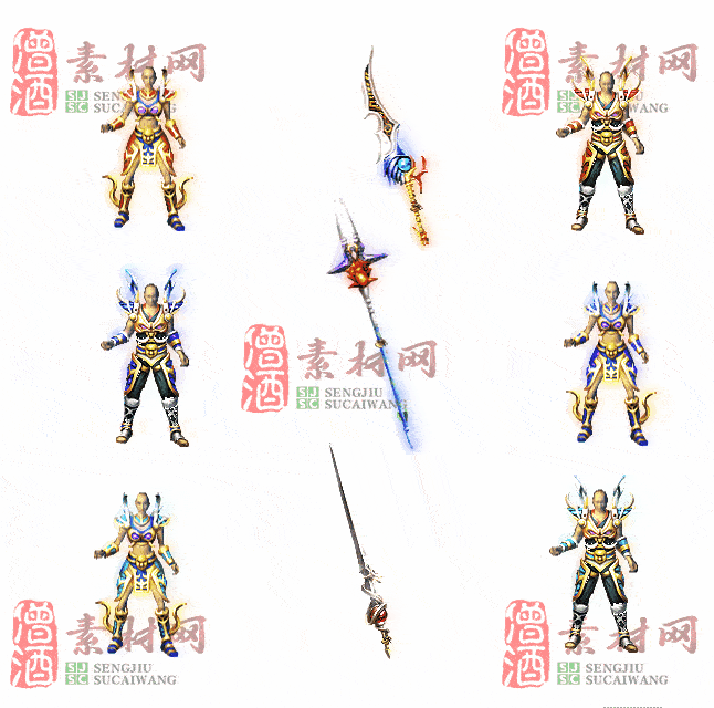 免费三职业剑甲套装0318A：6-2