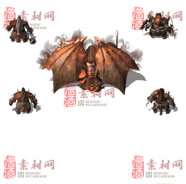 免费怪物素材：2403319-6魔龙教主-2