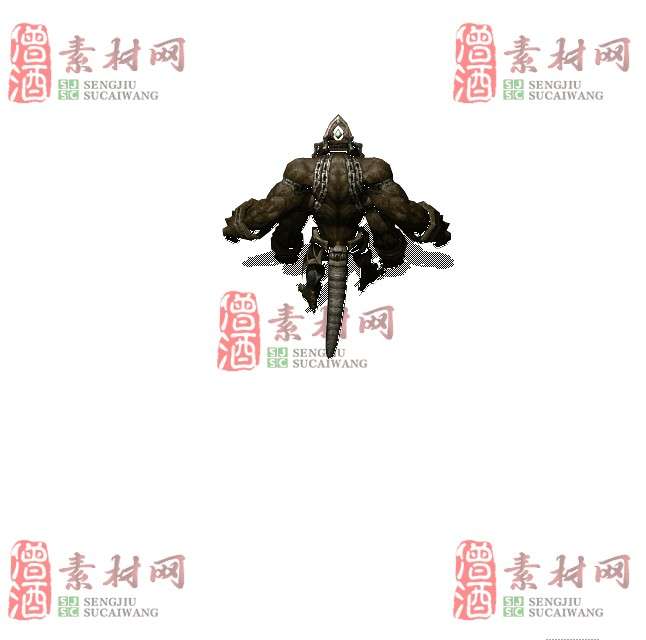 免费怪物素材：2403319-13无头魔-1