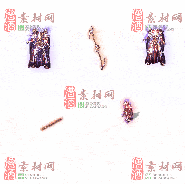 精品男女剑甲套装素材0321A：30-2
