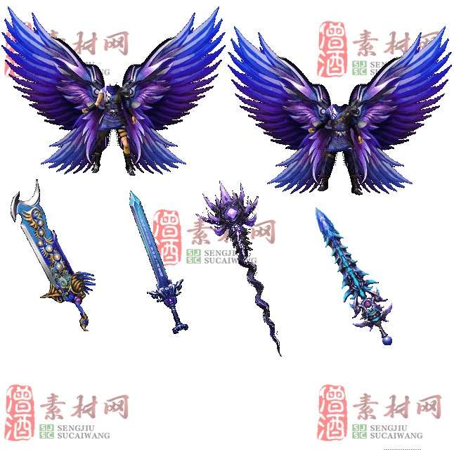 免费剑甲套装素材0321B：3-1