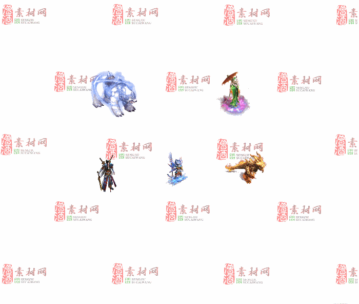 免费怪物素材0404A：100-2