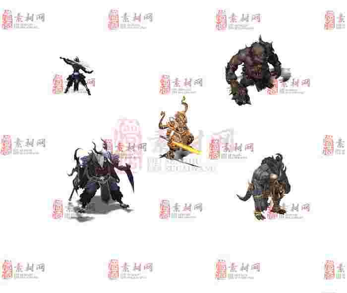 免费怪物素材0405A：57-1