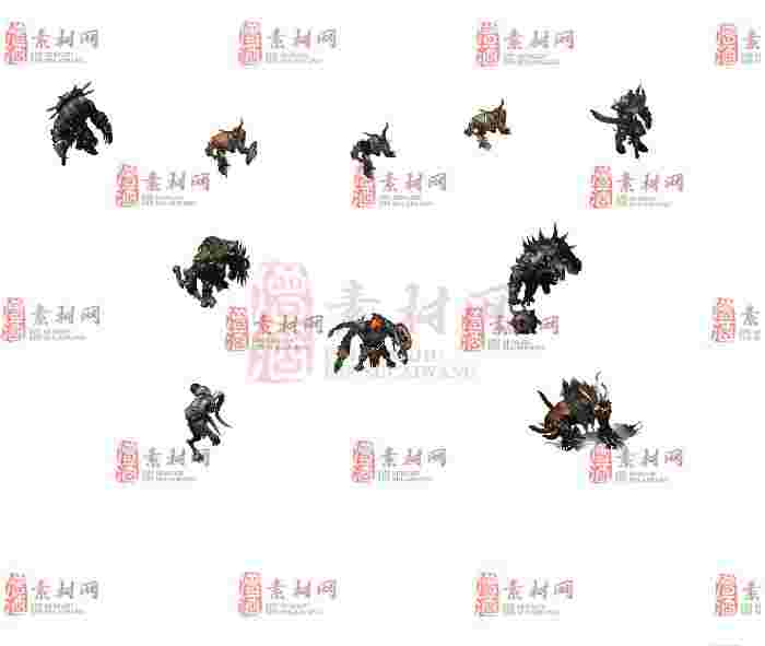免费怪物素材0405A：79-1