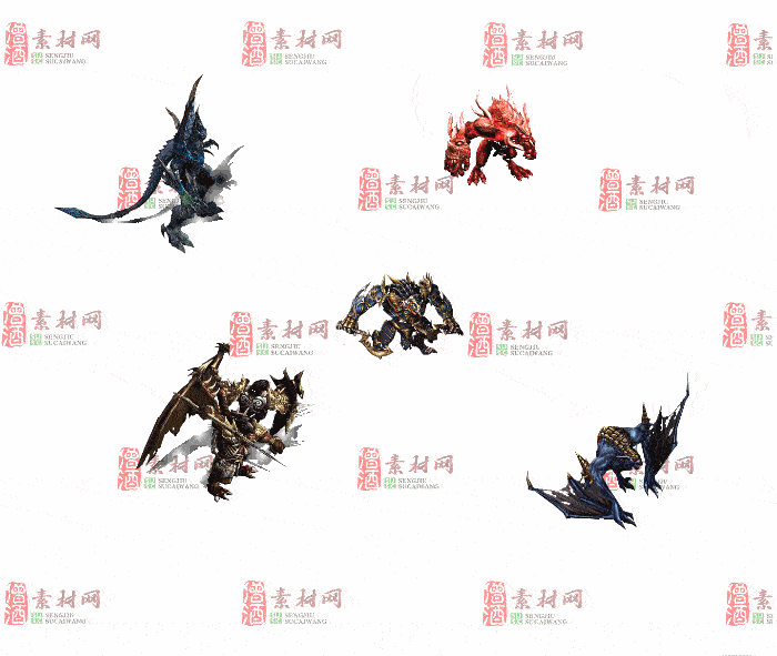 免费怪物素材0405A：96-2