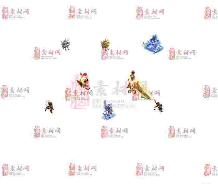 免费怪物素材0405B：96-1