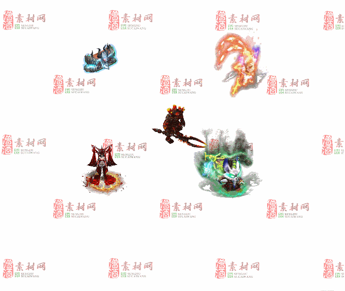 免费怪物素材0405C：6-2