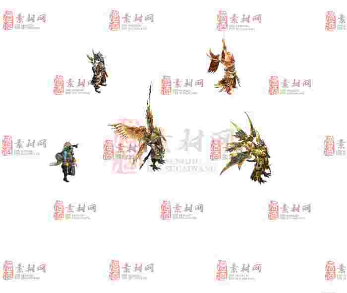 免费怪物素材0405C：17-1