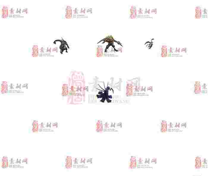 免费怪物素材0405C：48-1