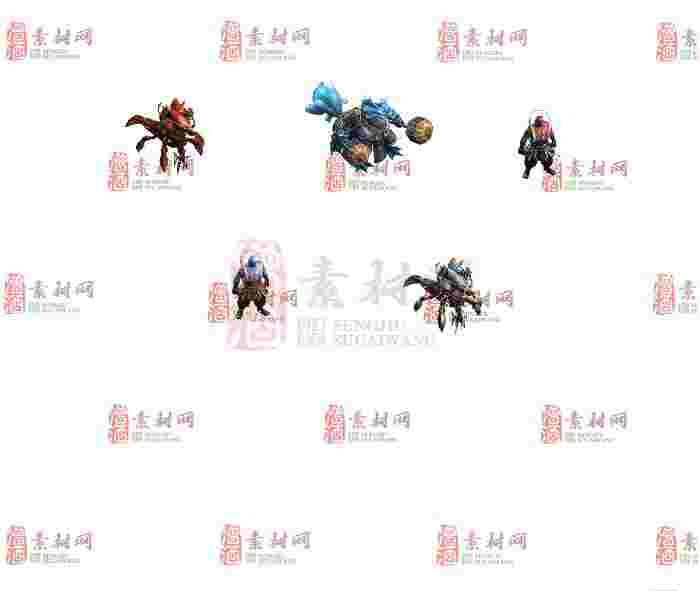 免费怪物素材0406A：5-1