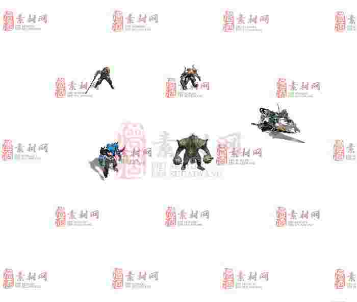 免费怪物素材0406A：21-1