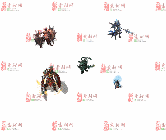免费怪物素材0406A：27-2