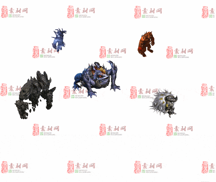 免费怪物素材0406B：6-2