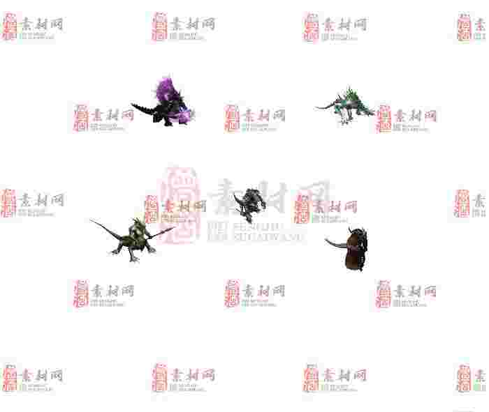 免费怪物素材0406B：96-1