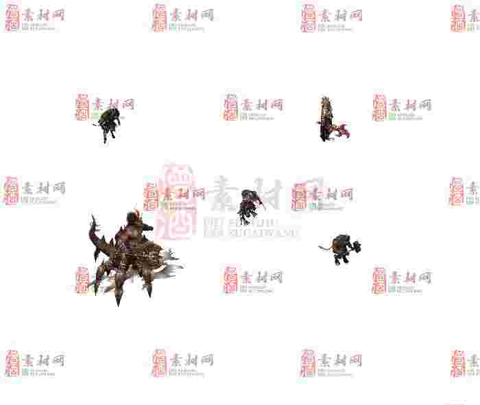 免费怪物素材0406C：2-1