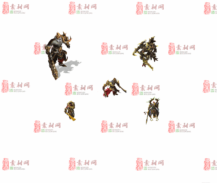 免费怪物素材0406C：3-2