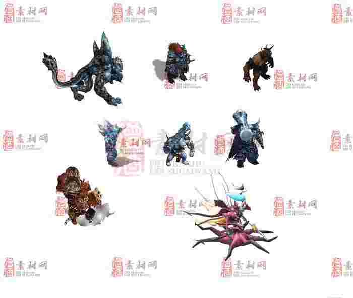 免费怪物素材0406C：5-1