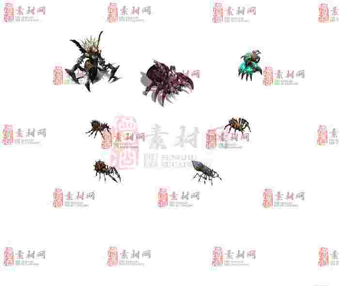 免费怪物素材0406C：12-1