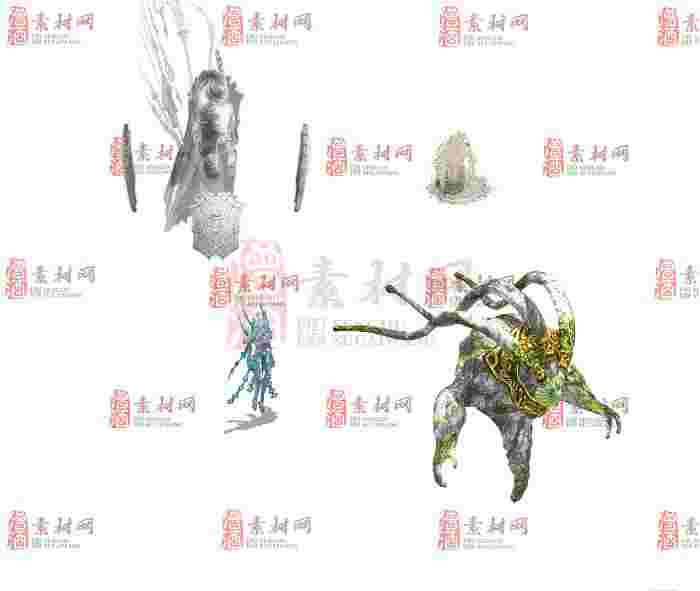 免费怪物素材0406C：16-1
