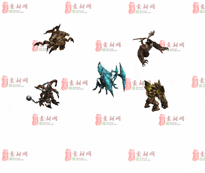 免费怪物素材0406C：44-2