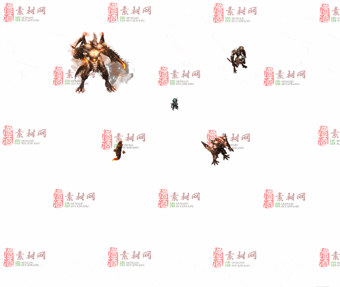 免费怪物素材0406C：85-2