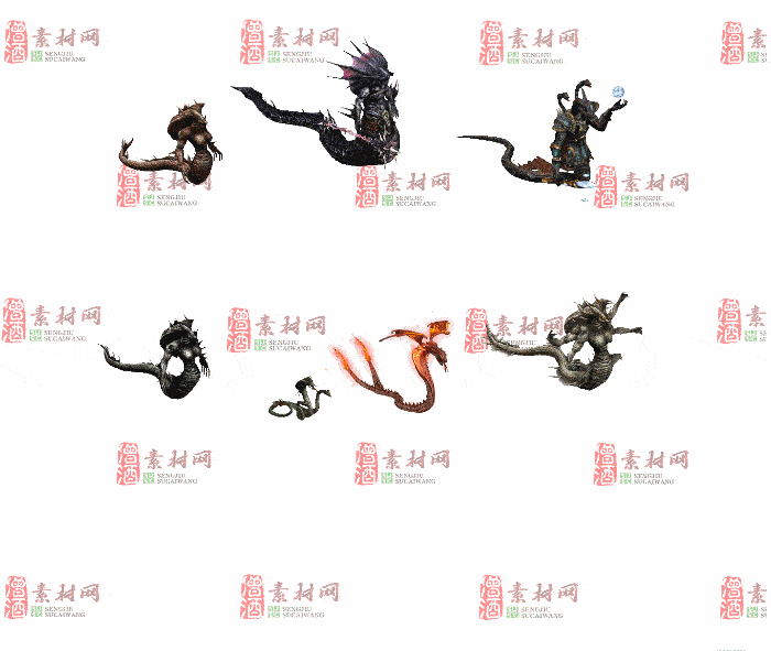免费怪物素材0407A：9-2
